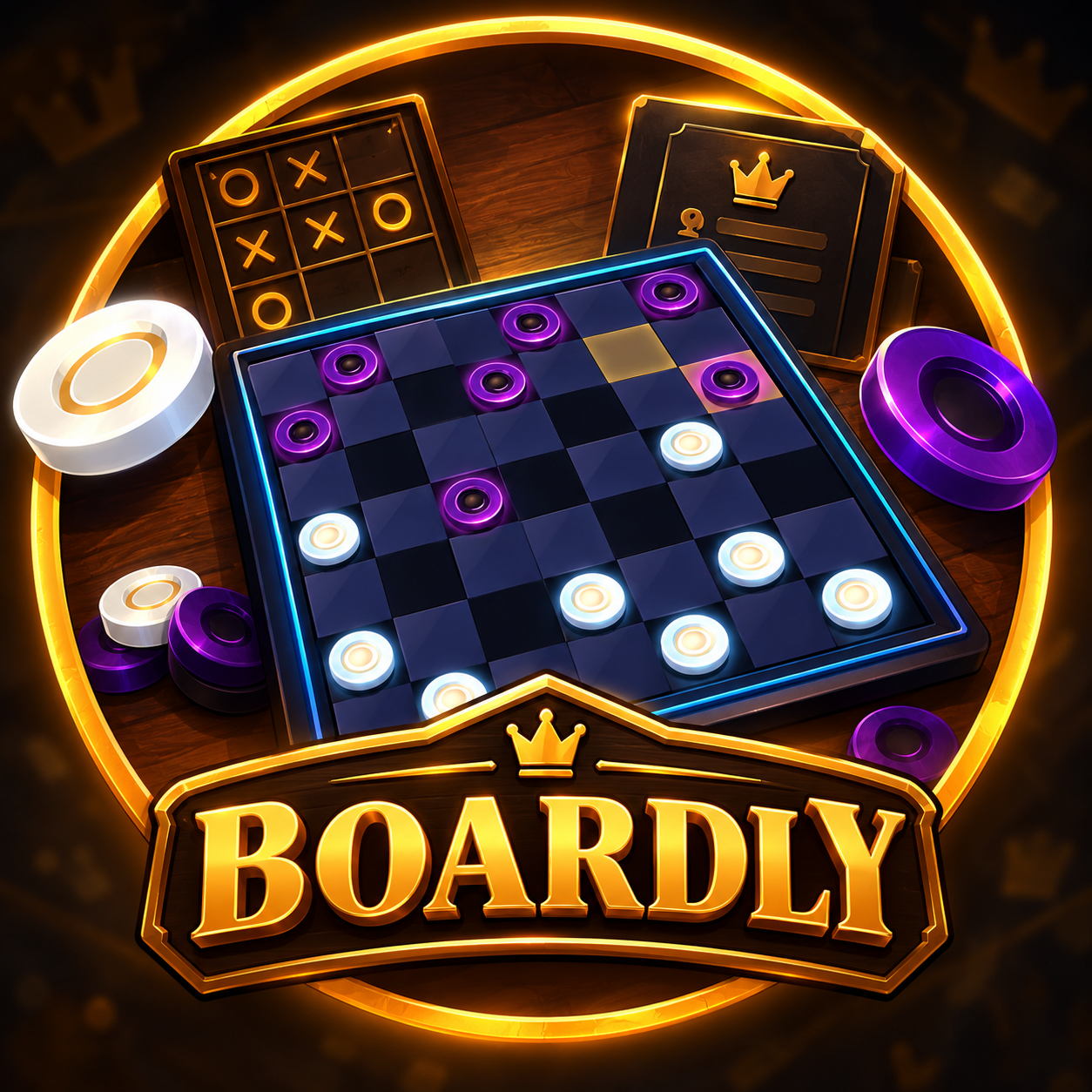 Boardly: Checkers & Chess