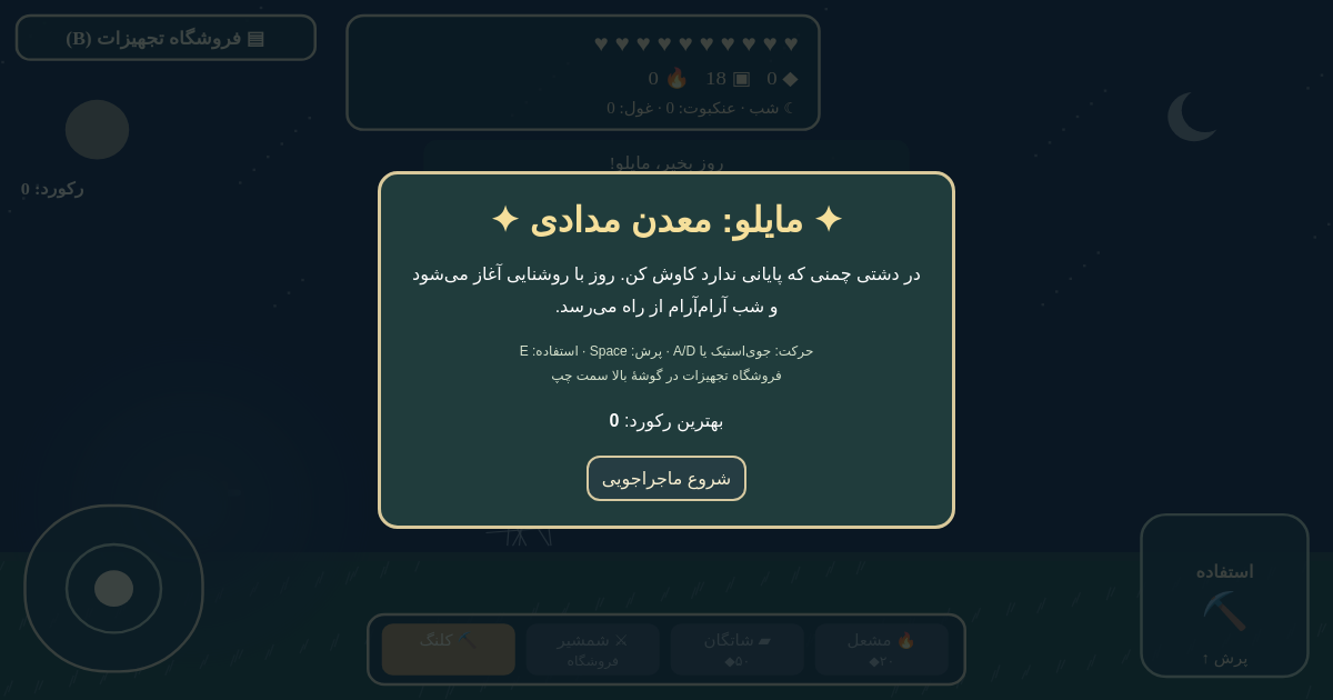 مایلو: معدن مدادی (Milo: Pencil Mine)