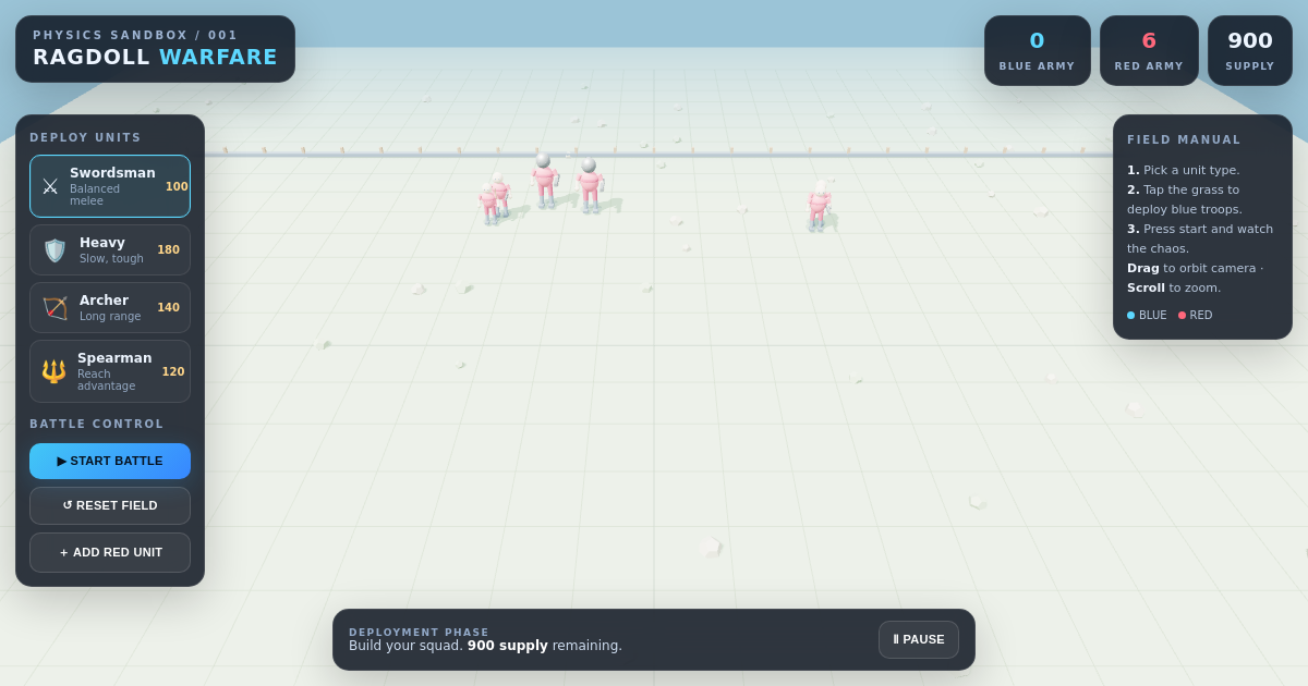 Ragdoll Warfare: Total Combat