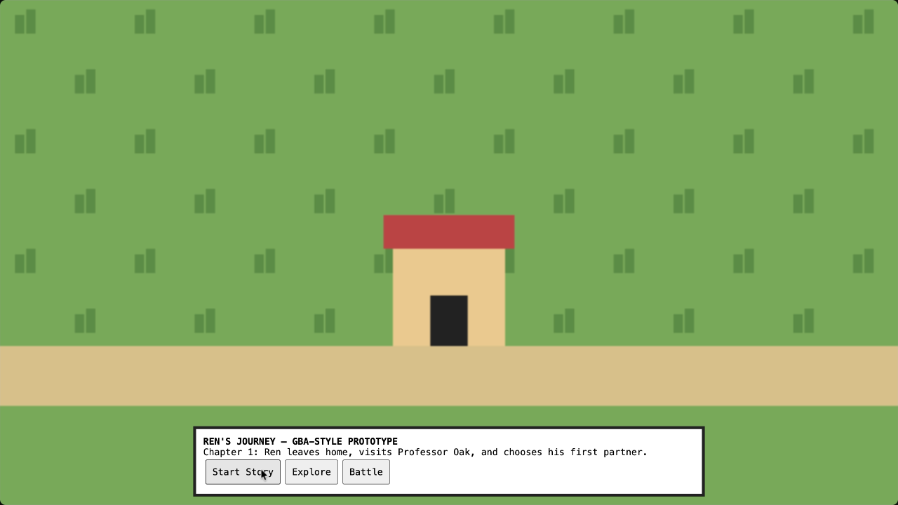 Ren's Journey — GBA-Style Prototype