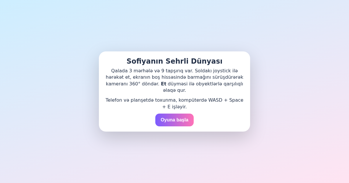 Sofiyanın Sehrli Dünyası