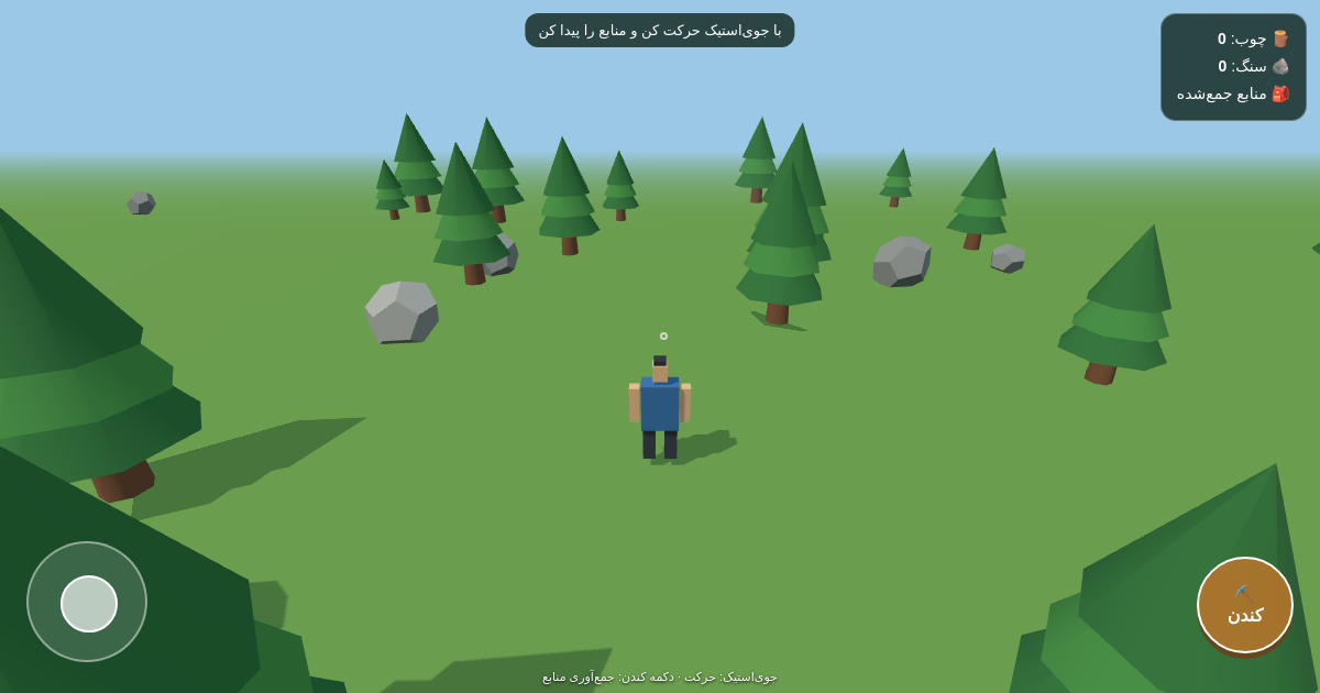 جنگل منابع: بقا سهبعدی