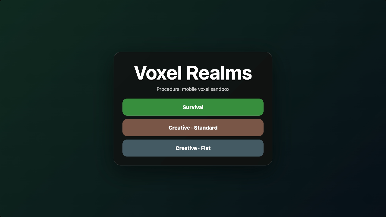 Voxel Realms